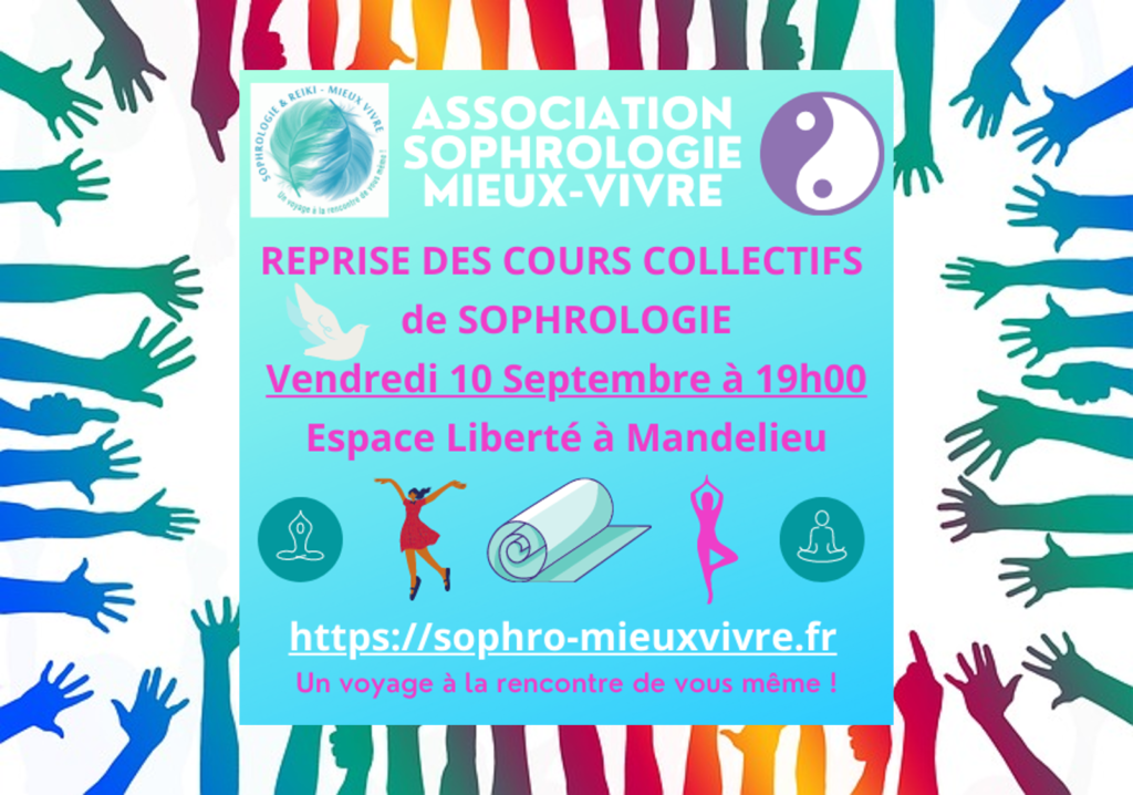 Reprise des séances collectives de Sophrologie à Mandelieu
